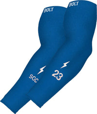 Personalized Graduated Compression Premium Arm Sleeve - Royal Blue