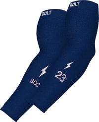 Personalized Graduated Compression Premium Arm Sleeve - Navy