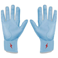 Personalized Ian Happ Signature Series Long Cuff Batting Gloves - Baby Blue