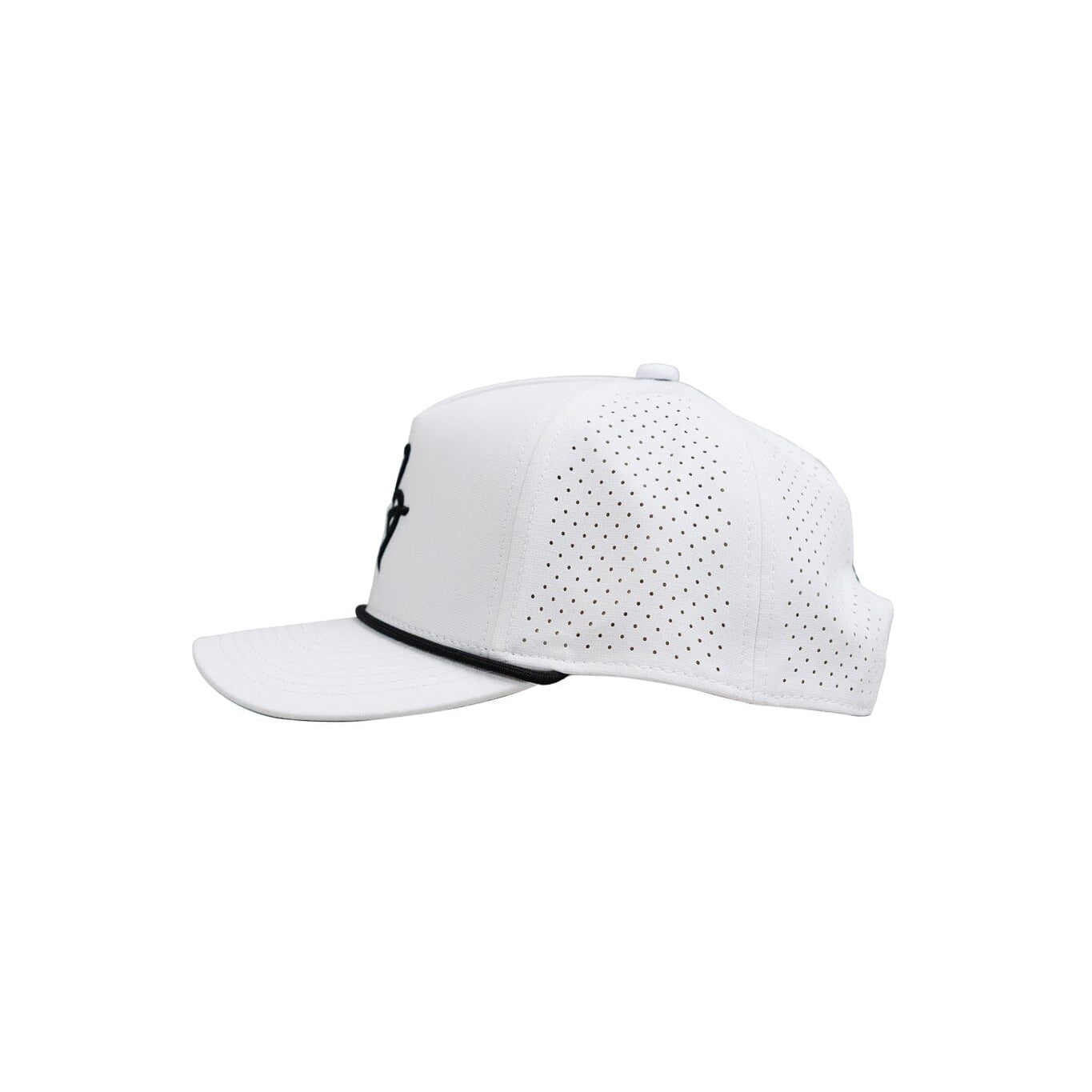 "Flying B" Pre-Curved Golf Rope Hat - White- thumb 4