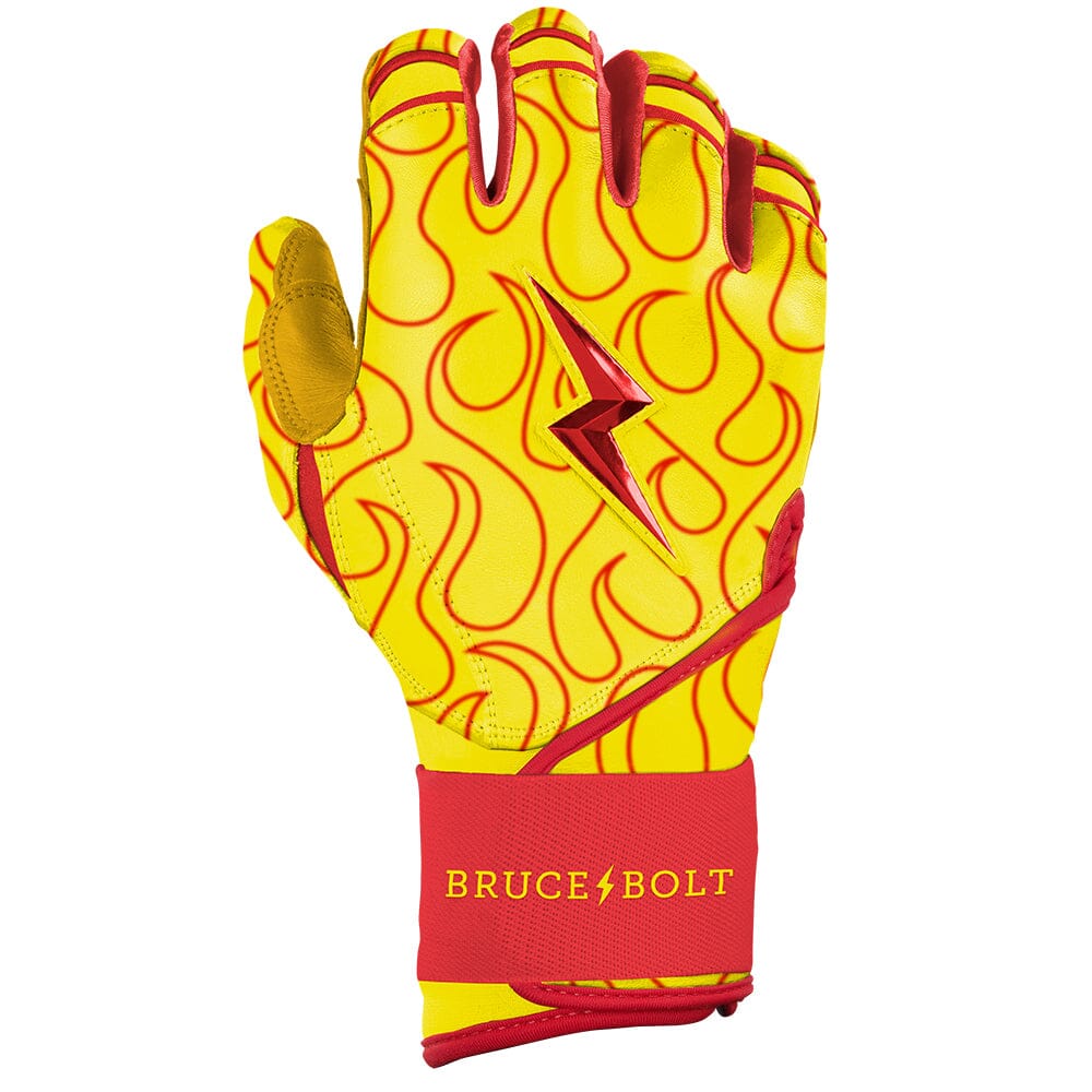 BADER Series Long Cuff Batting Gloves | BADER FLAMES- thumb 4