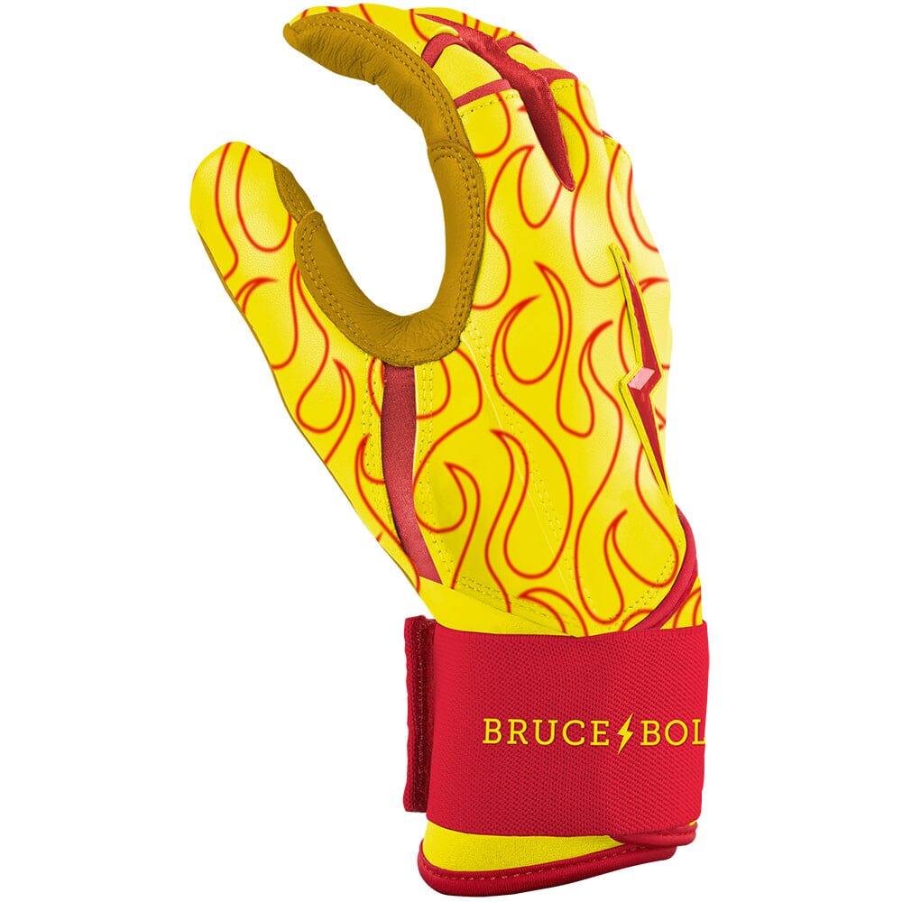 BADER Series Long Cuff Batting Gloves | BADER FLAMES- thumb 5