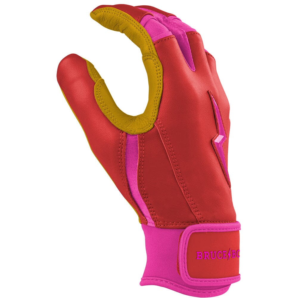 PREMIUM PRO BADER Series Short Cuff Batting Gloves | PINK- thumb 5