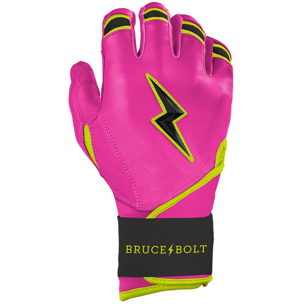Bear Series Long Cuff Batting Gloves - Pink Lightning- thumb 4
