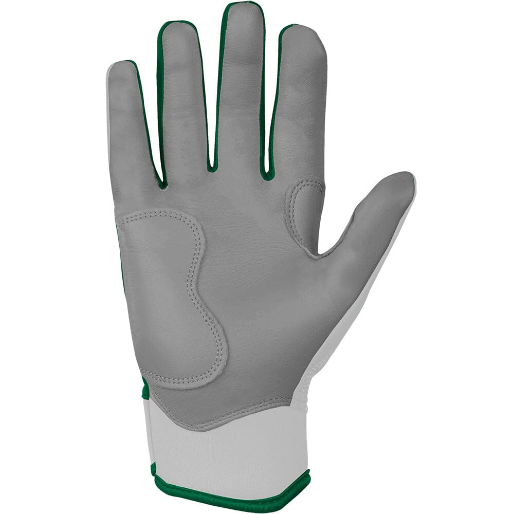 PREMIUM PRO CHROME Series Short Cuff Batting Gloves | GREEN- quickbuy