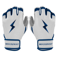 Chrome Series Short Cuff Batting Gloves - Navy