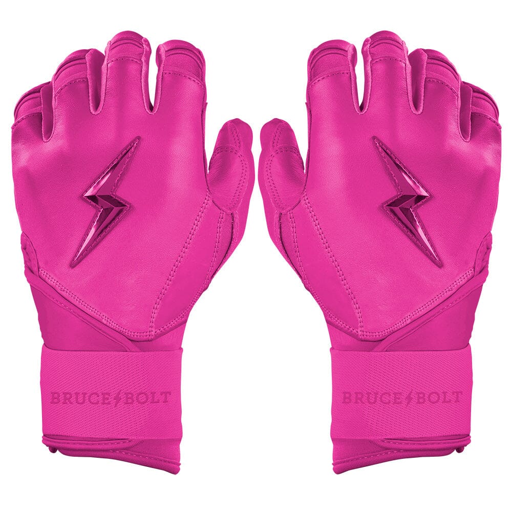 PREMIUM PRO CLARK Series Long Cuff Batting Gloves | PINK- quickbuy
