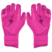 Max Clark Signature Series Long Cuff Batting Gloves - Pink