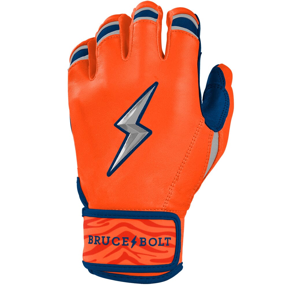 CLARK Series Short Cuff Batting Gloves | NAVY/ORANGE- quickbuy