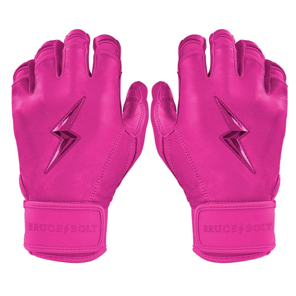PREMIUM PRO CLARK Series Short Cuff Batting Gloves | PINK- quickbuy