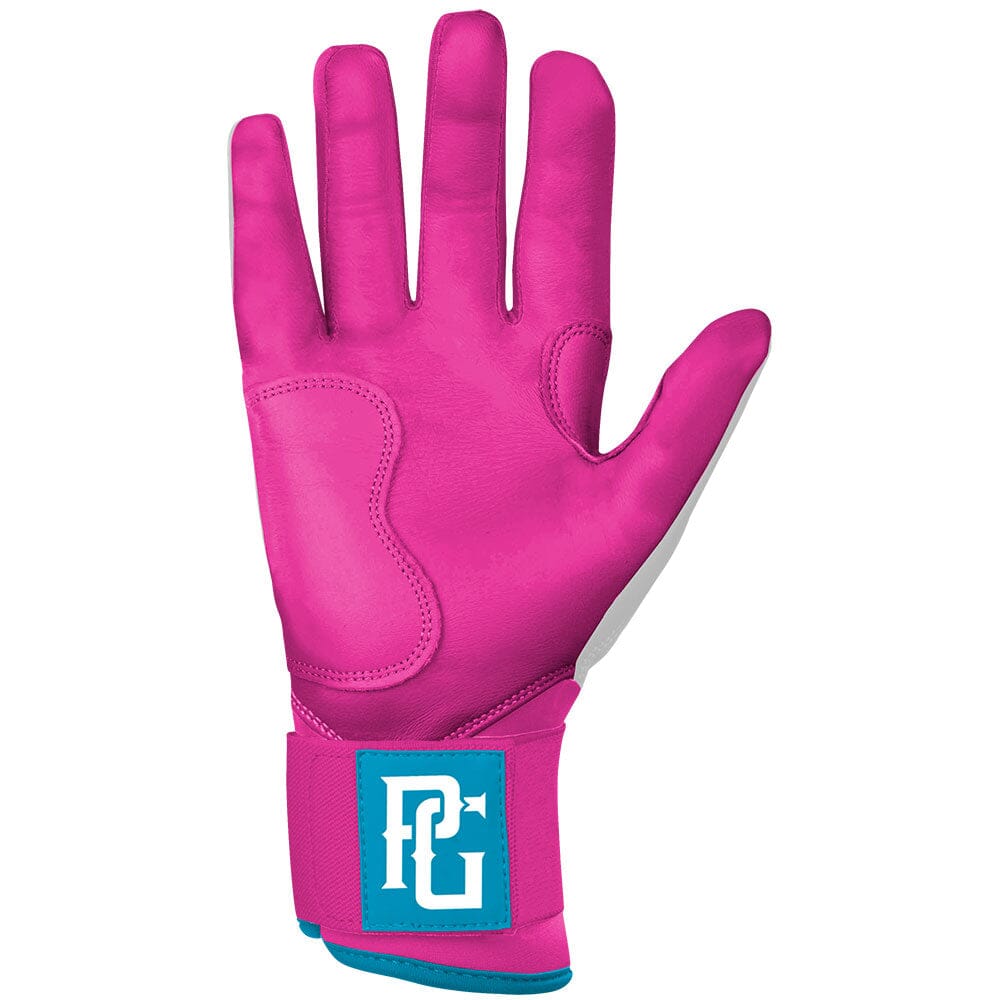 Perfect Game Collab Series Long Cuff Batting Gloves - Summer Swirl- quickbuy