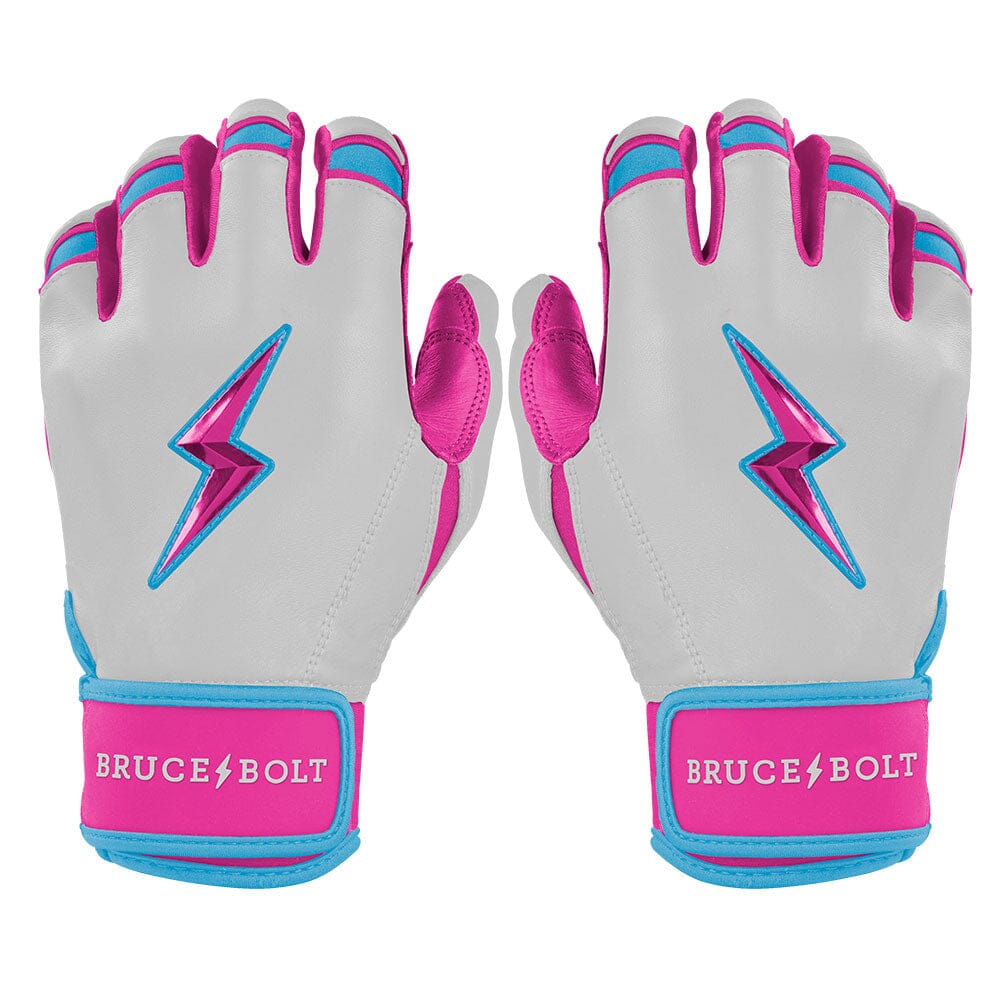 Perfect Game Collab Series Short Cuff Batting Gloves - Summer Swirl- quickbuy