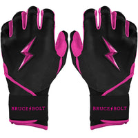Bear Series Long Cuff Batting Gloves - Hot Pink