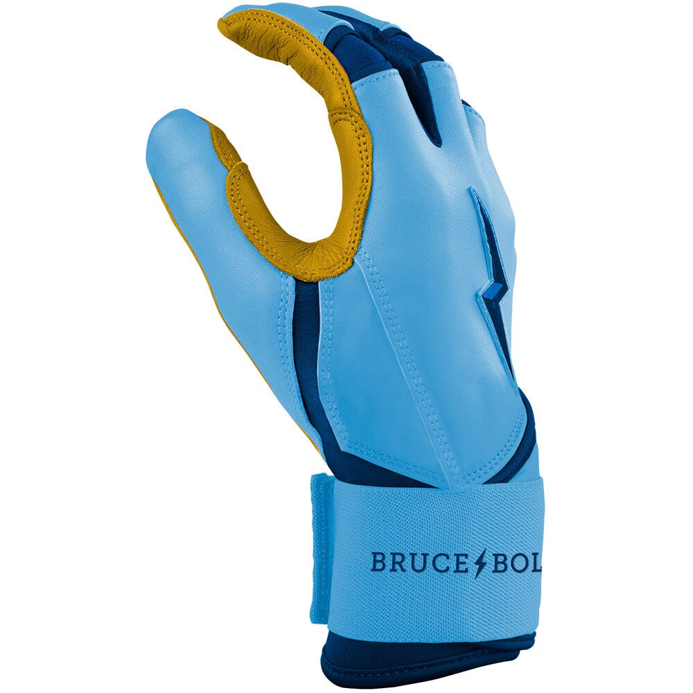 PREMIUM PRO Creator Series Long Cuff Batting Gloves | Carolina Blue- thumb 5
