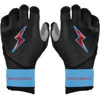 Bear Series Long Cuff Batting Gloves - Miami Black