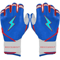 James Outman Signature Series Long Cuff Batting Gloves - Blue