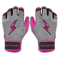 Brandon Nimmo Signature Series Short Cuff Batting Gloves - Concrete