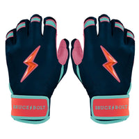 Personalized Bear Series Short Cuff Batting Gloves - Sunset