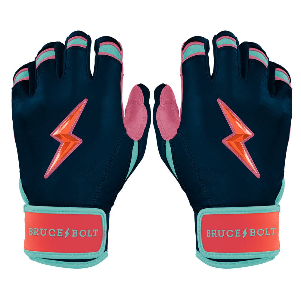 Gants de chauve-souris noirs ajourés 38 cm