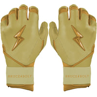 Gold Series Long Cuff Batting Gloves - Gold