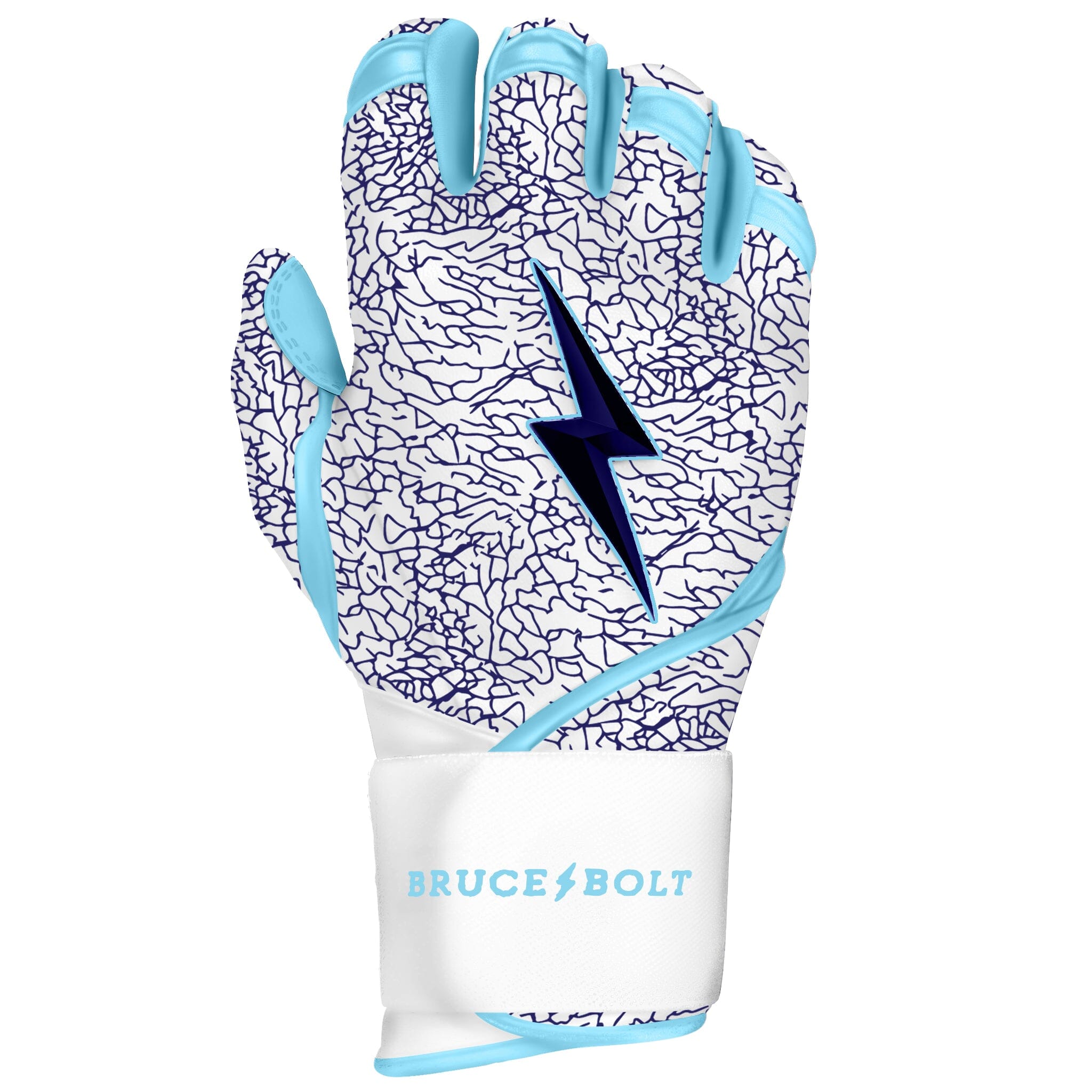 Bruce Bolt Premium Pro Long Cuff Batting - Royal Bruce Bolt Premium Pro Long Cuff Batting - Royal
