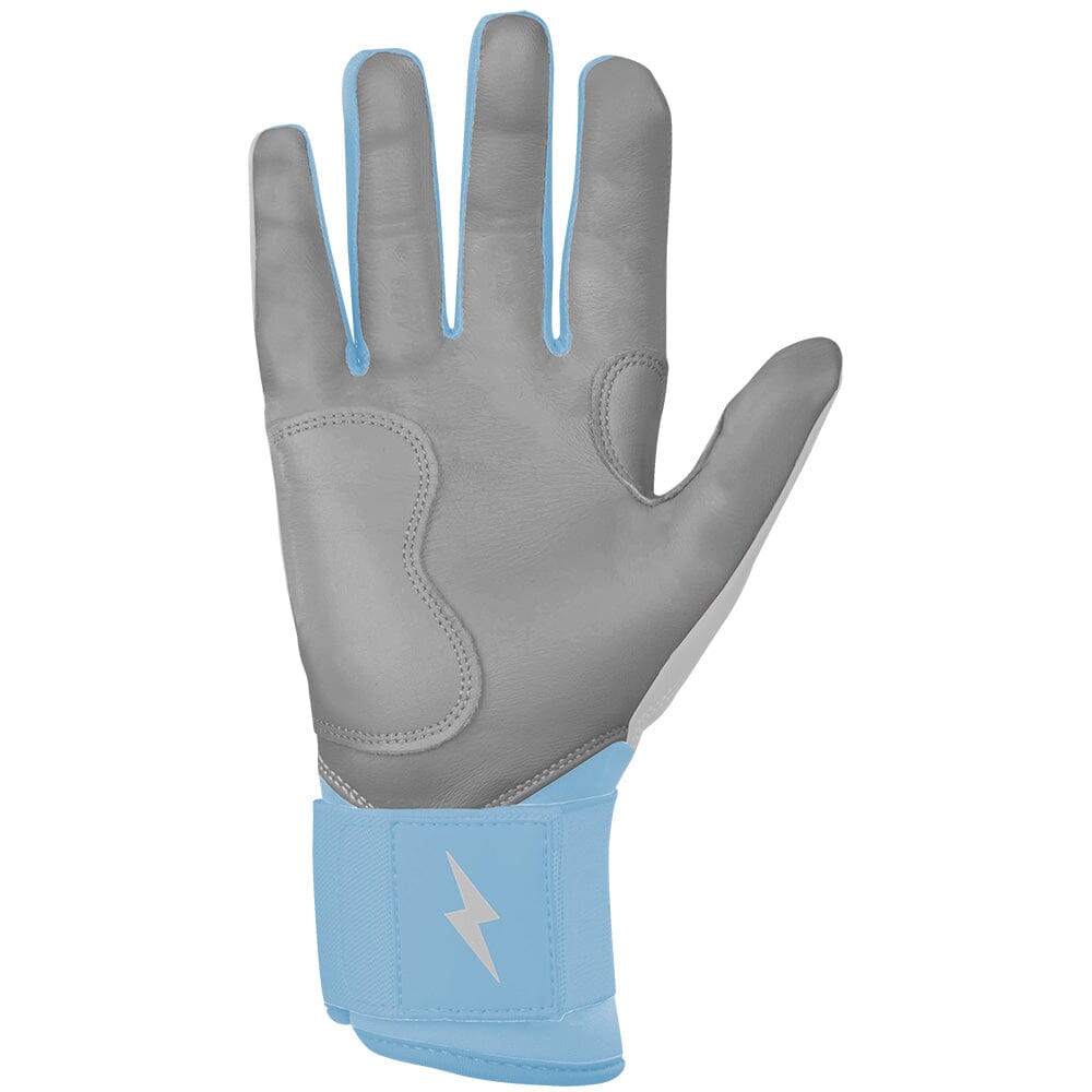 PREMIUM PRO HAPP Series Long Cuff Batting Gloves | WHITE- thumb 2