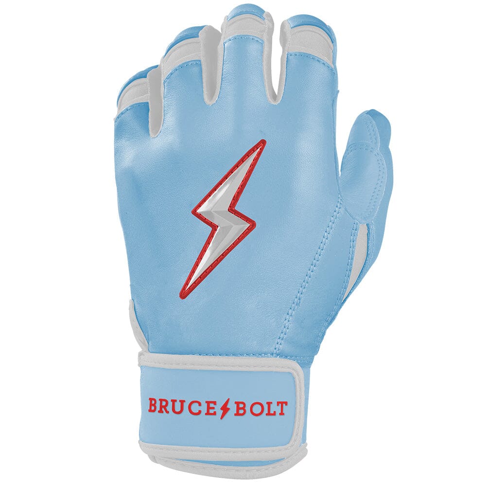 PREMIUM PRO HAPP Series Short Cuff Batting Gloves | BABY BLUE- thumb 3