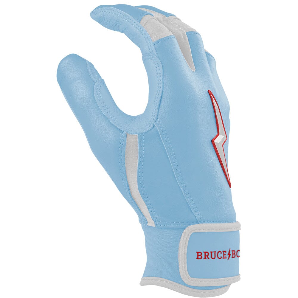 PREMIUM PRO HAPP Series Short Cuff Batting Gloves | BABY BLUE- thumb 5
