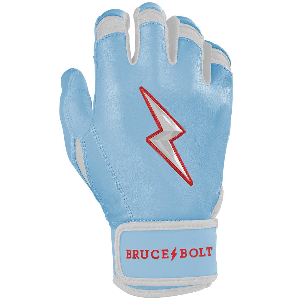 PREMIUM PRO HAPP Series Short Cuff Batting Gloves | BABY BLUE- thumb 4