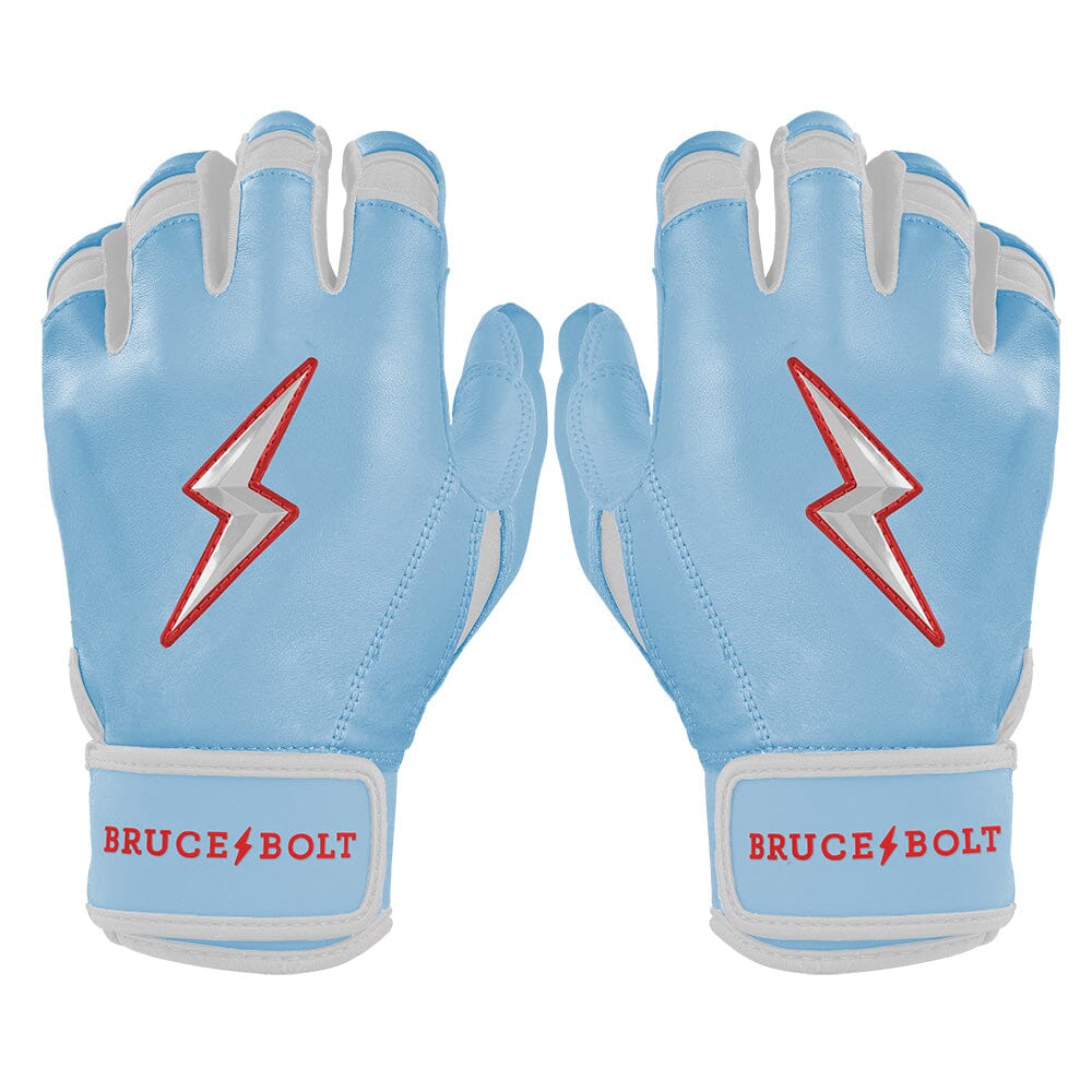 PREMIUM PRO HAPP Series Short Cuff Batting Gloves | BABY BLUE- thumb 1