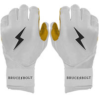 Original Series Long Cuff Batting Gloves - White
