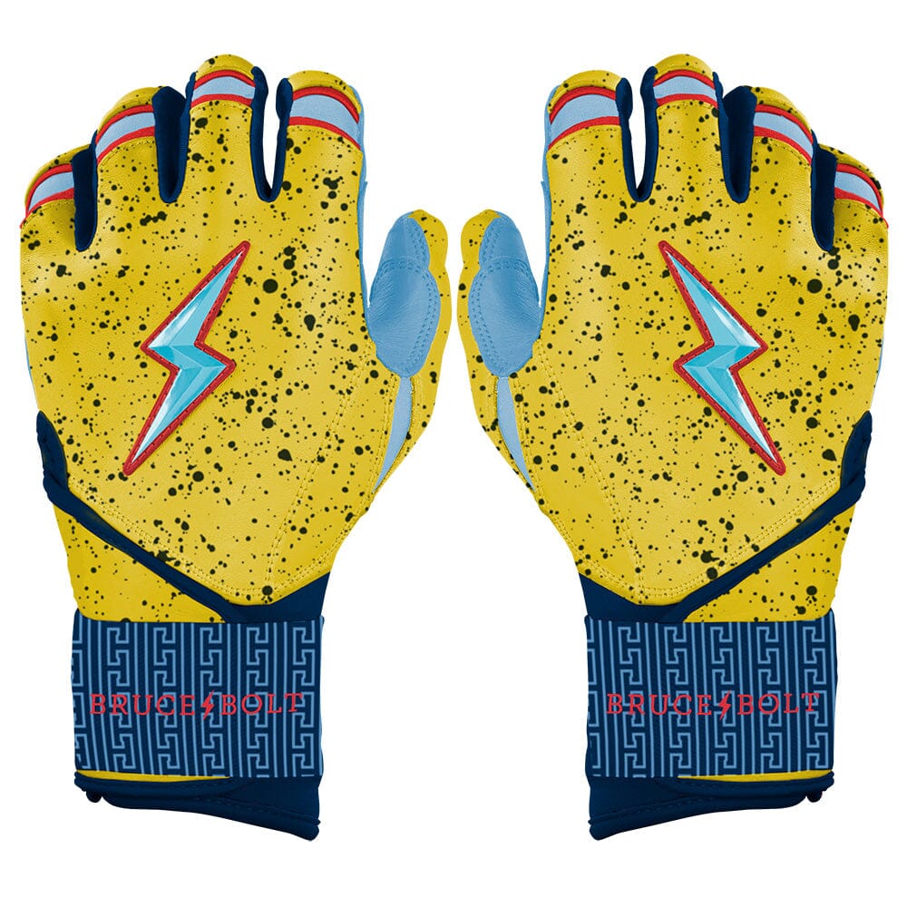 PREMIUM PRO NOOTBAAR Series Long Cuff Batting Gloves | NOOTBAAR YELLOW- quickbuy