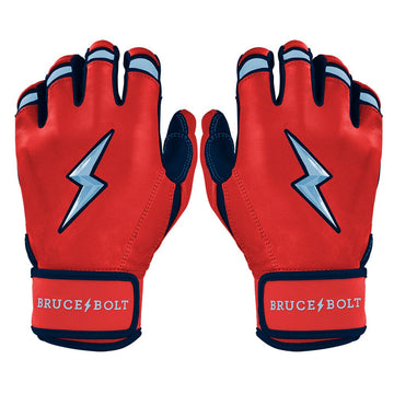 PREMIUM PRO NOOTBAAR Series Short Cuff Batting Gloves | Red