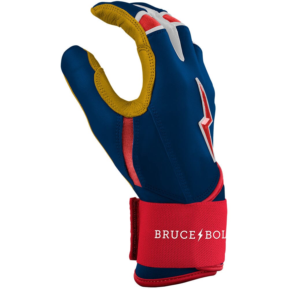 PREMIUM PRO Patriot Series Long Cuff Batting Gloves | FOURTH OF JULY- thumb 5