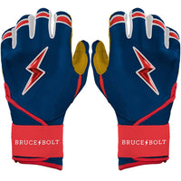 Patriot Series Long Cuff Batting Gloves - Fourth of July