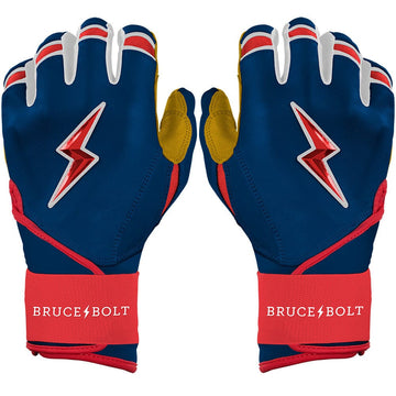 PREMIUM PRO Patriot Series Long Cuff Batting Gloves | FOURTH OF JULY - 1