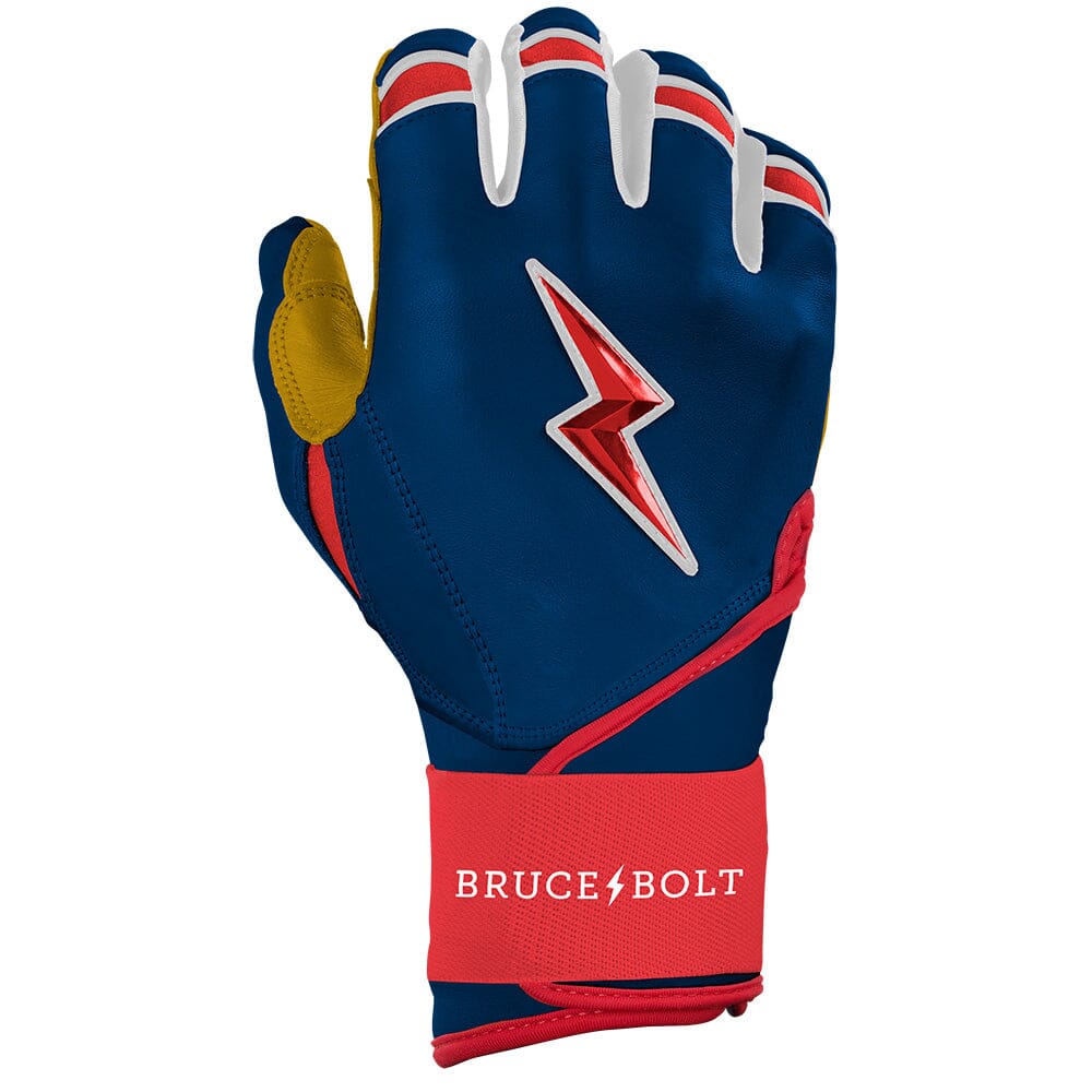 PREMIUM PRO Patriot Series Long Cuff Batting Gloves | FOURTH OF JULY- thumb 4