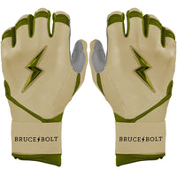 Patriot Series Long Cuff Batting Gloves - Military Beige