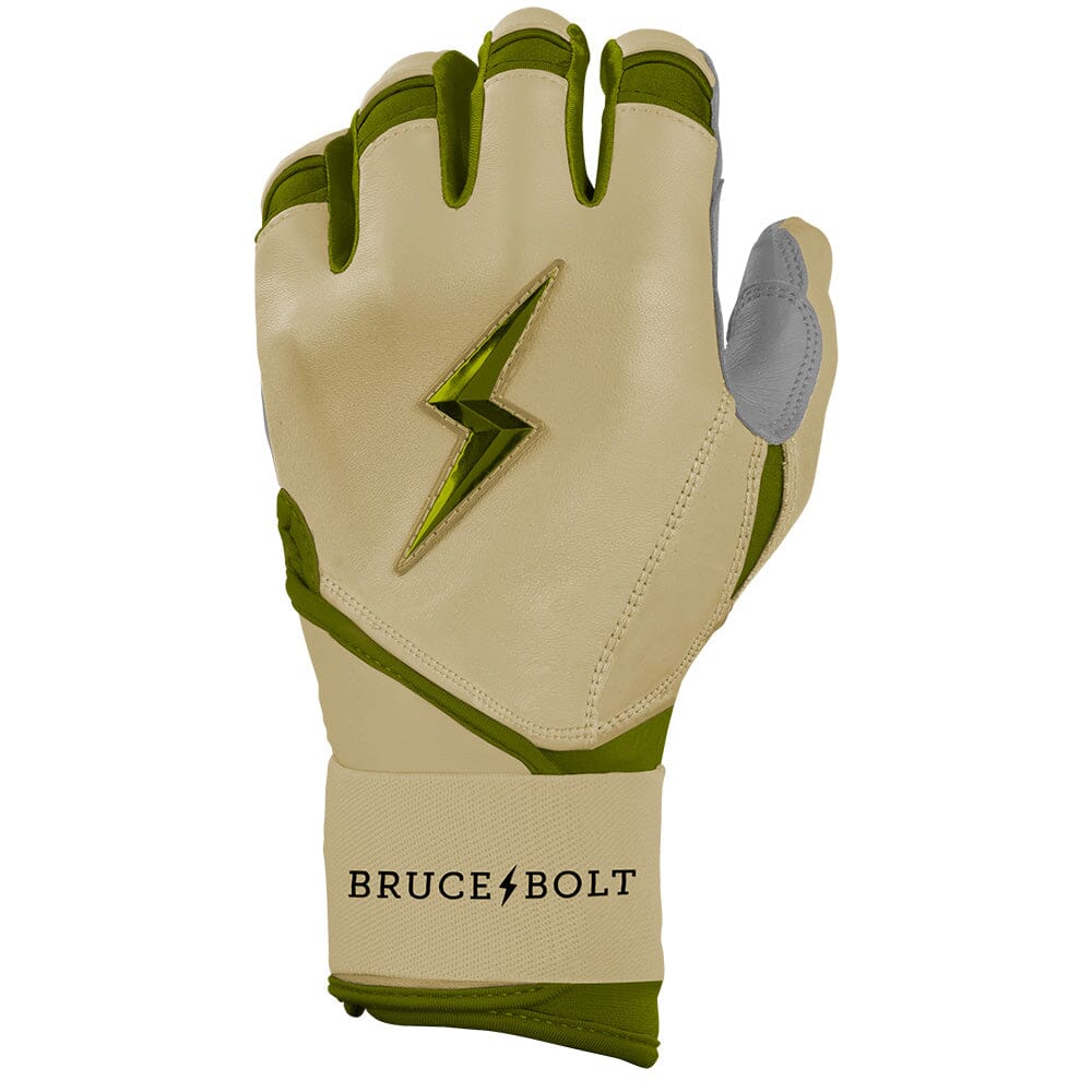 PREMIUM PRO Patriot Series Long Cuff Batting Gloves - MILITARY BEIGE- thumb 3
