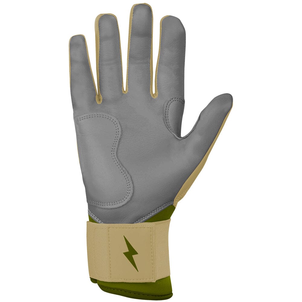 PREMIUM PRO Patriot Series Long Cuff Batting Gloves - MILITARY BEIGE- quickbuy