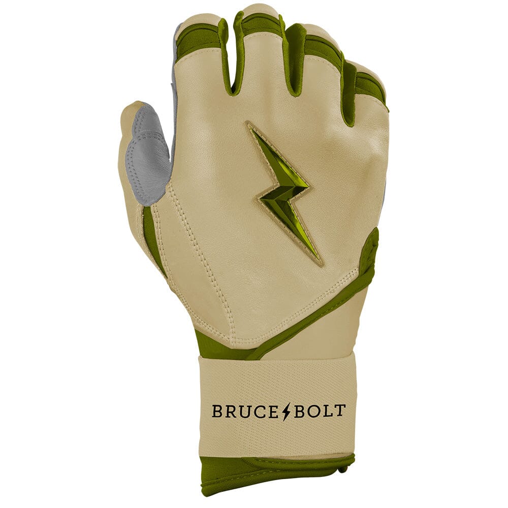 PREMIUM PRO Patriot Series Long Cuff Batting Gloves - MILITARY BEIGE- thumb 4