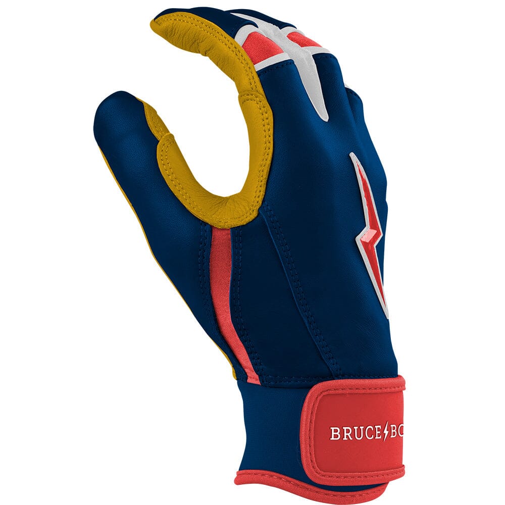 PREMIUM PRO Patriot Series Short Cuff Batting Gloves | FOURTH OF JULY- thumb 5
