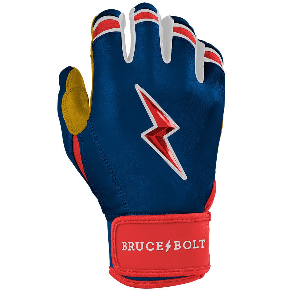 PREMIUM PRO Patriot Series Short Cuff Batting Gloves | FOURTH OF JULY- thumb 4