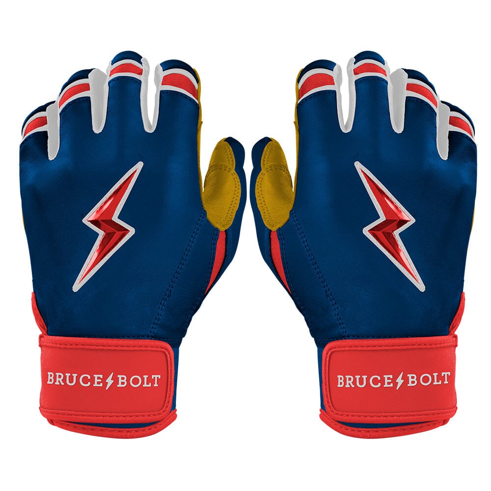 PREMIUM PRO Patriot Series Short Cuff Batting Gloves | FOURTH OF JULY- thumb 1