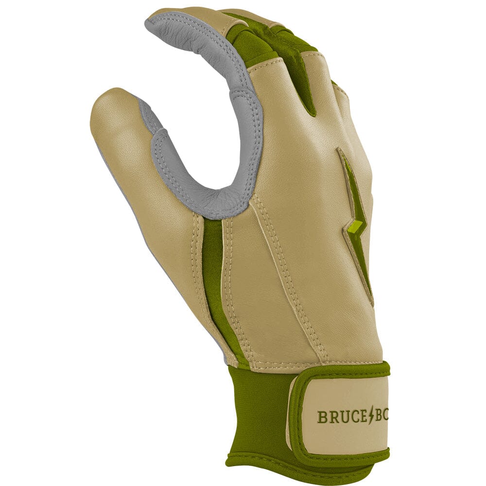 PREMIUM PRO Patriot Series Short Cuff Batting Gloves - MILITARY BEIGE- thumb 5