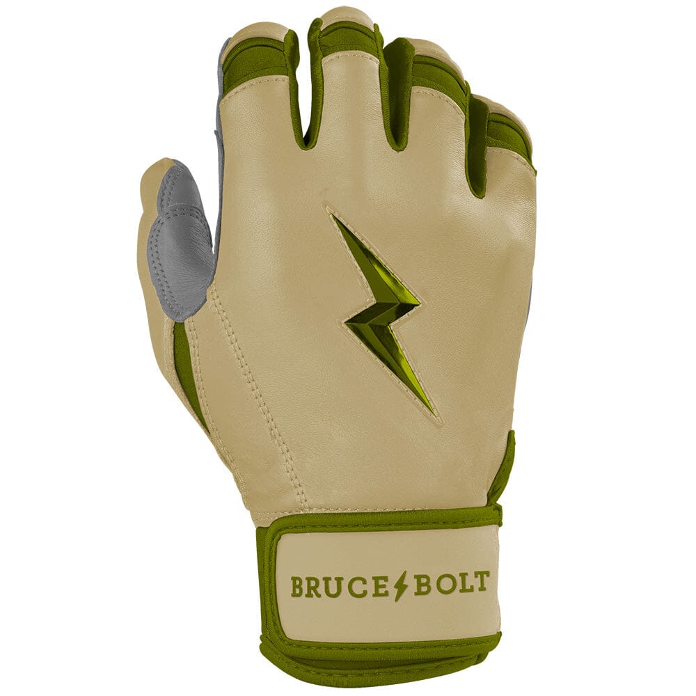 PREMIUM PRO Patriot Series Short Cuff Batting Gloves - MILITARY BEIGE- thumb 4
