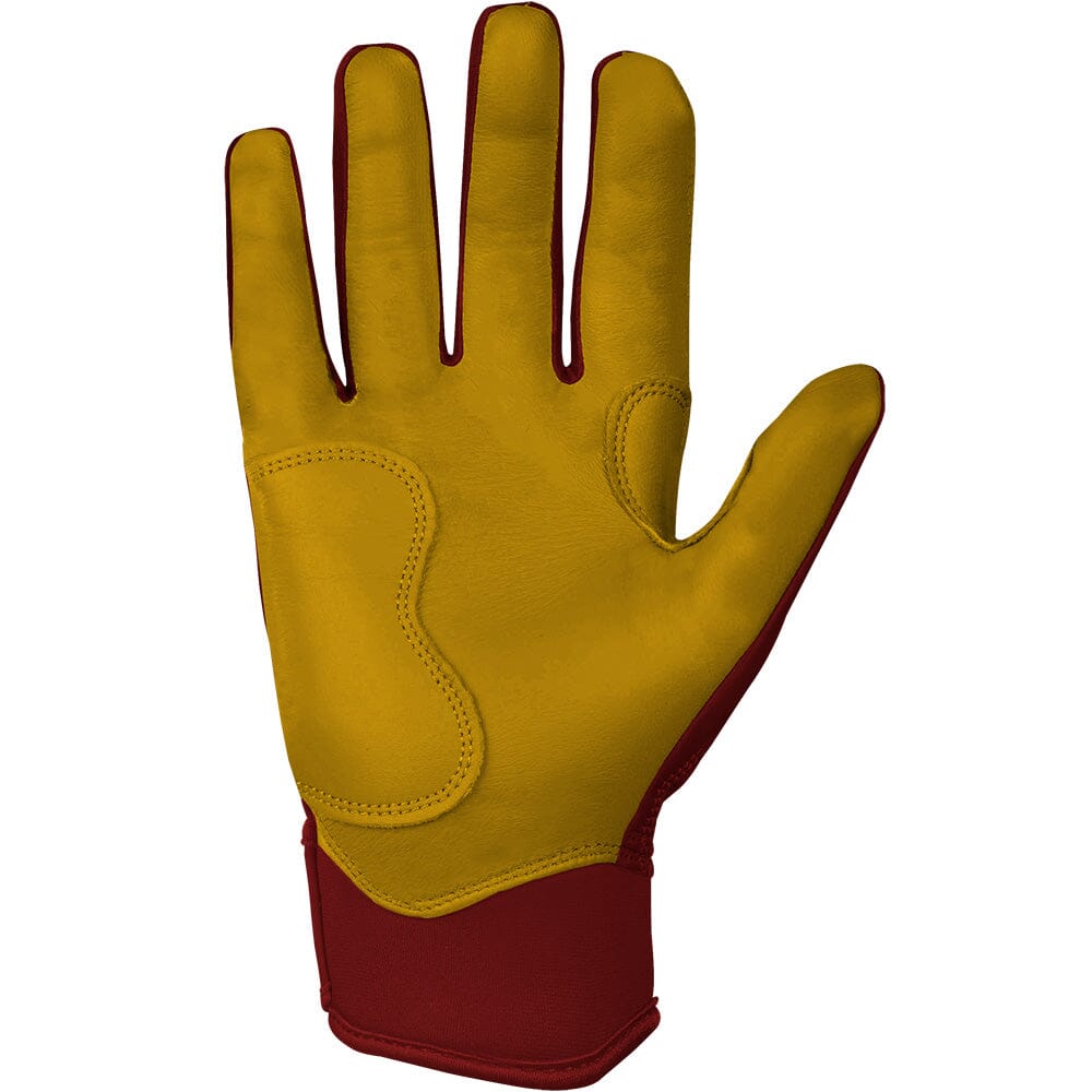 Original Series Short Cuff Batting Gloves - Maroon- quickbuy
