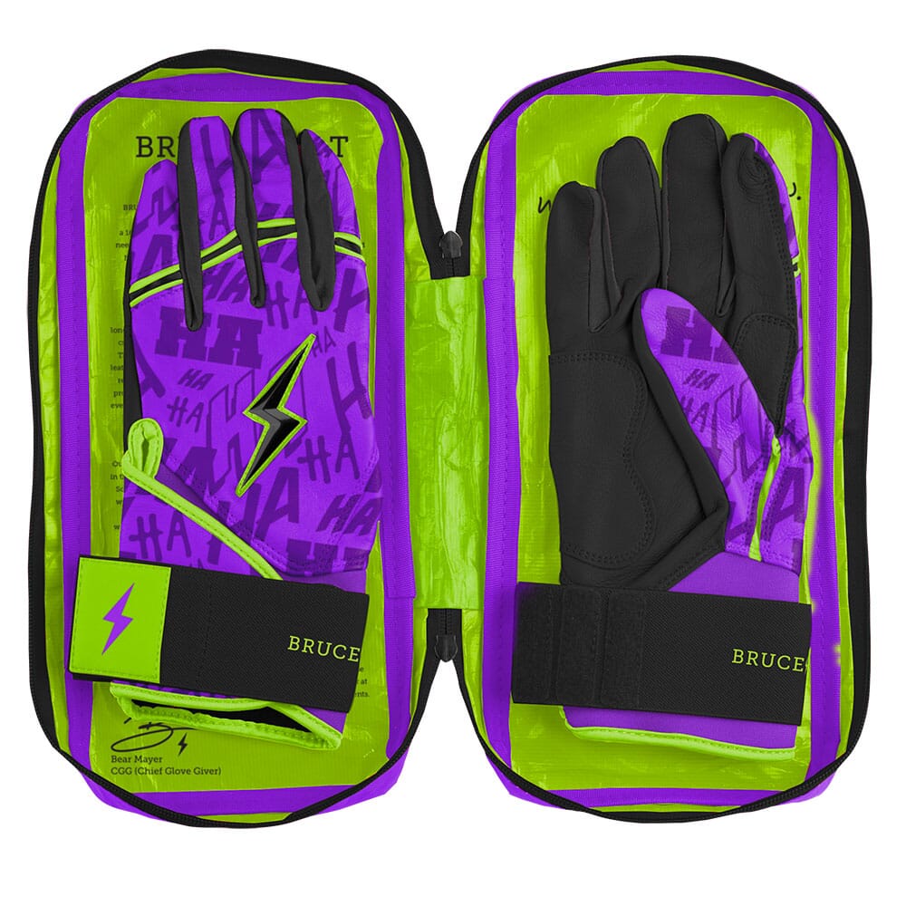 Jarren Duran Signature Series Long Cuff Batting Gloves - Purple- thumb 8