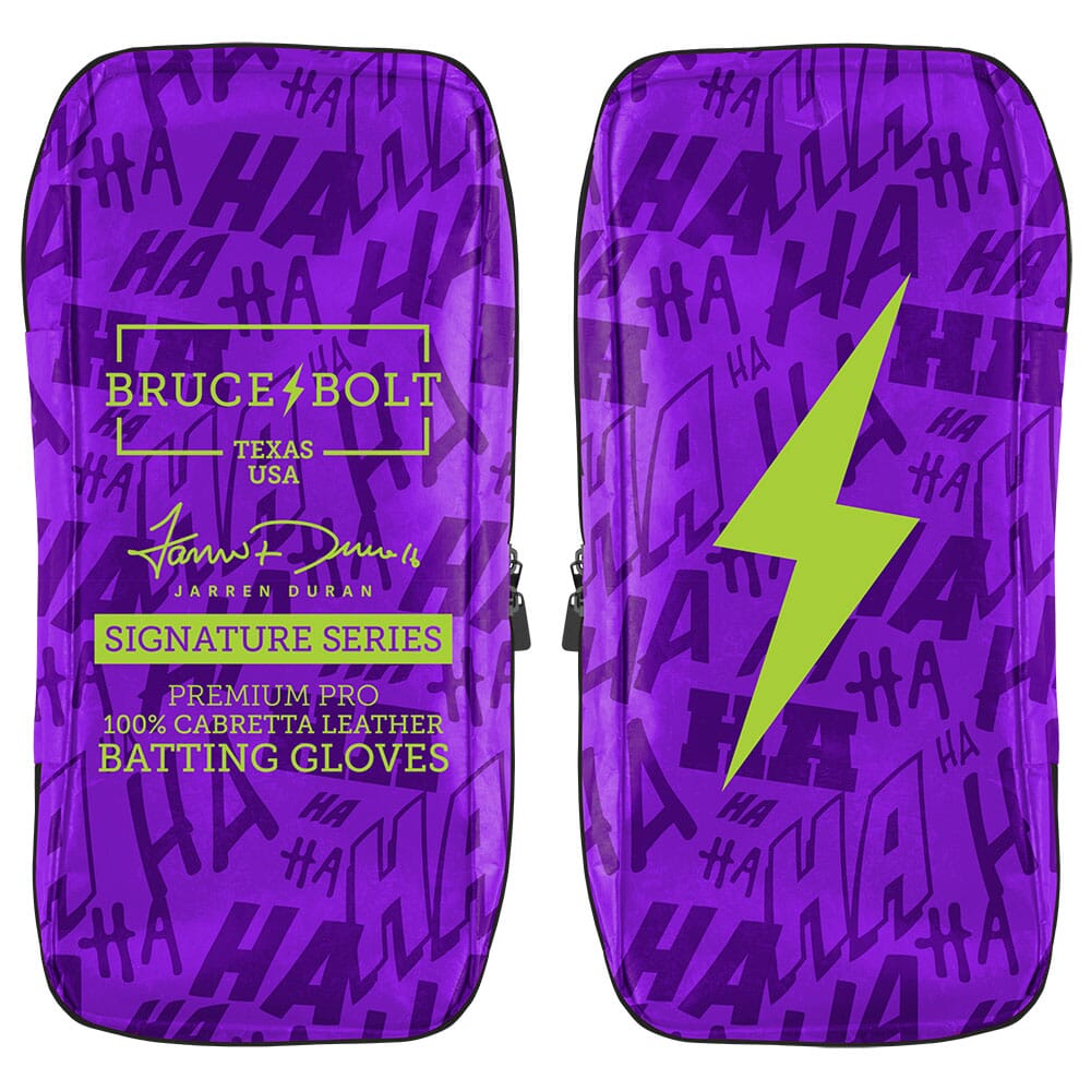 Jarren Duran Signature Series Long Cuff Batting Gloves - Purple- thumb 6