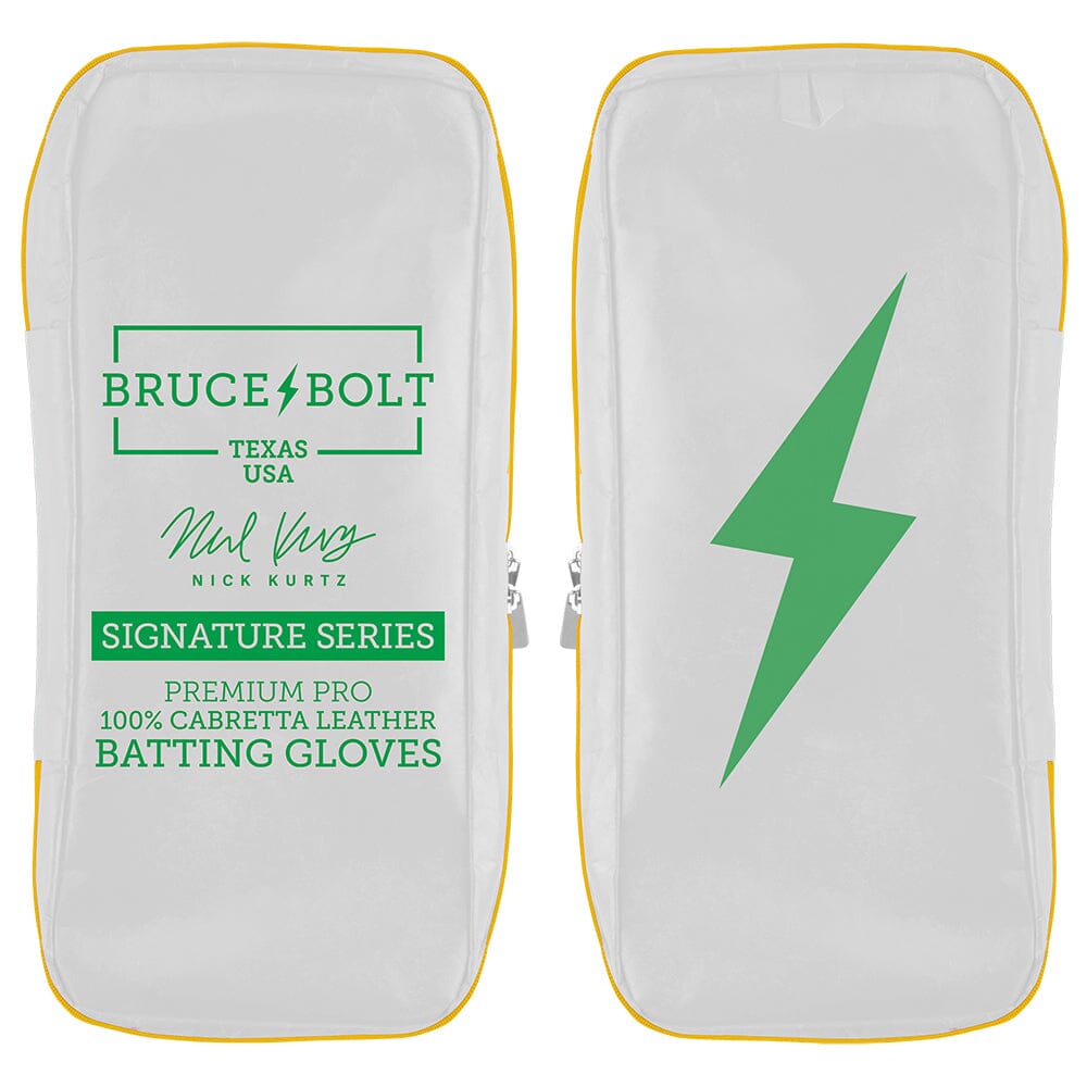 Nick Kurtz Signature Series Long Cuff Batting Gloves - Vegas White- thumb 7